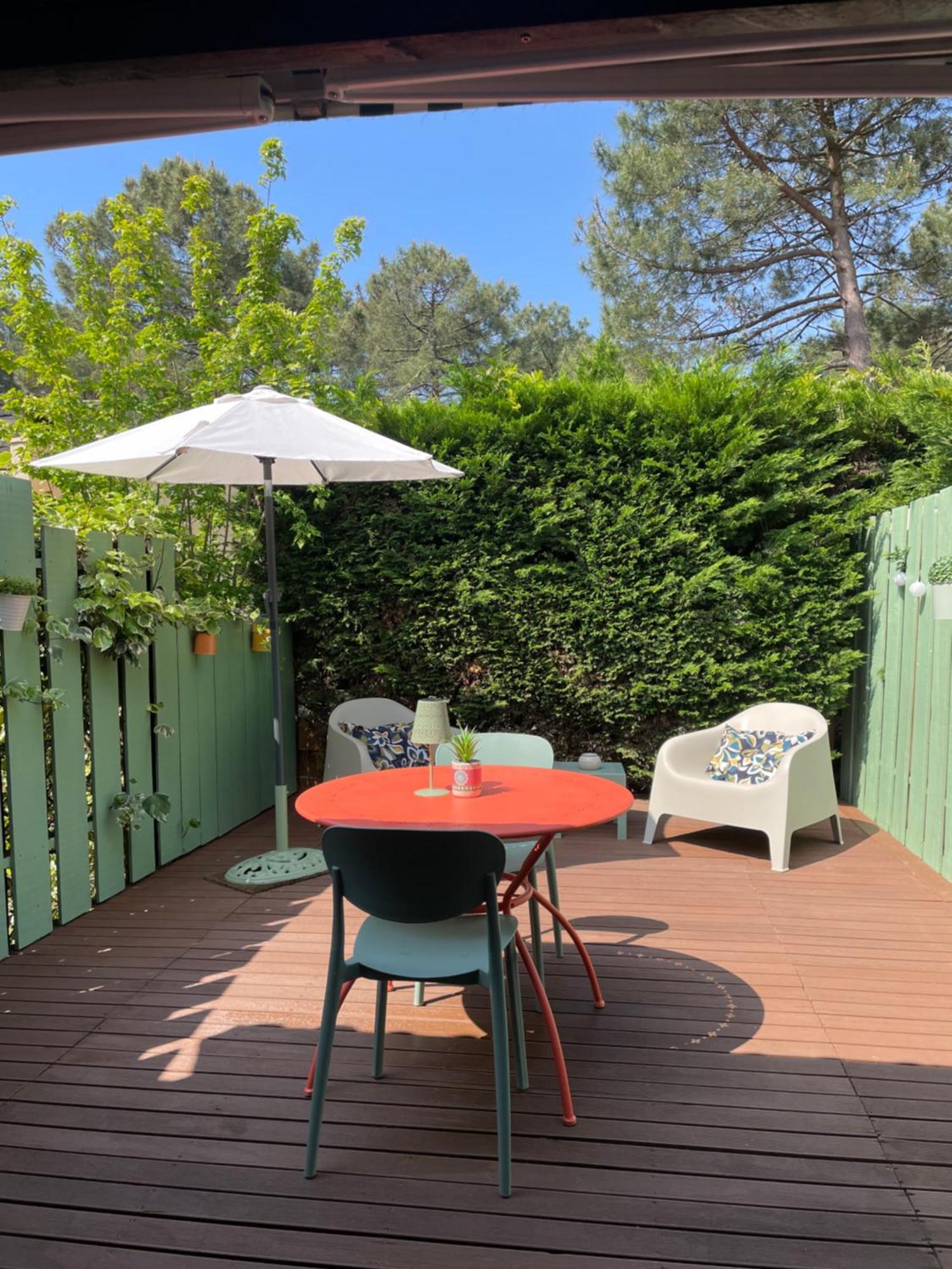 Jolie Maison Au Golf Lacanau Exteriör bild